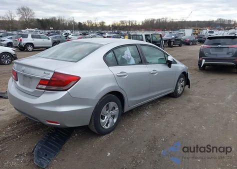 2013 Honda Civic Lx z USA, uszkodzony, nr VIN 19XFB2F5XDE030414